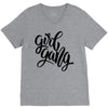 girl gang 2 V-Neck Tee