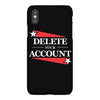 delete your account iPhoneX