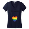 Worth The Wait Rainbow Women's V-Neck T-Shirt