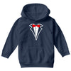 tuxedo bow Youth Hoodie