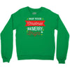 may your christmas be merry &amp; bright Crewneck Sweatshirt