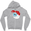 the man with the golden zapper Zipper Hoodie