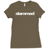 slammed sticker vinyl decal Ladies Fitted T-Shirt