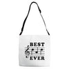 Best Dad Ever Funny Music Note Adjustable Strap Totes