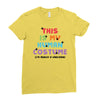 This Is My Human Costume I'm Really a Unicorn Ladies Fitted T-Shirt