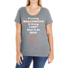 loving halloween is right Ladies Curvy T-Shirt