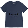 Look Me in The Eyes V-Neck Tee