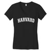 harvard logo Women's V-Neck T-Shirt