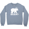 new bear deer beer funny Crewneck Sweatshirt