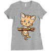 keep holding on Ladies Fitted T-Shirt