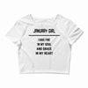 January Girl Crop Top