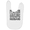 marriage is a relationship in (2) Baby Bibs