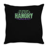 hangry Throw Pillow