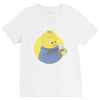ugly lego drink coffee V-Neck Tee