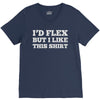 i'd flex but i like this shirt V-Neck Tee