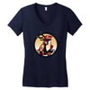 prank girl Women's V-Neck T-Shirt