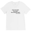 Flee You Idiot V-Neck Tee