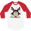 christmas t shirt santa reindeer penguin novelty xmas 3/4 Sleeve Shirt