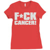 f cancer! Ladies Fitted T-Shirt