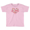 Jet'aime Flower Heart Toddler T-shirt