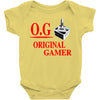 old school gamer Baby Onesie