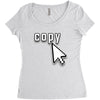 Copy Paste Matching Women's Triblend Scoop T-shirt