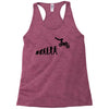 evolution of a biker dirt bike mx motocross t shirt men Racerback Tank