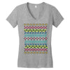 hawaiian pattern Women's V-Neck T-Shirt