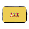 Three Cute But Angry Unicorn Laptop sleeve