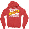 climbing thing wouldn't understand Zipper Hoodie