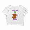 obey the beard Crop Top