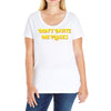 don't invite me places Ladies Curvy T-Shirt