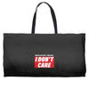 Breaking News i Don't Care Weekender Totes