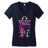 birthday troll Women's V-Neck T-Shirt