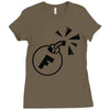 f bomb Ladies Fitted T-Shirt
