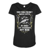 my family my freedom my rod Maternity Scoop Neck T-shirt