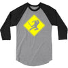 ninja crossing sign 3/4 Sleeve Shirt