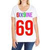 tekashi 6ix9ine  gummo 69 Ladies Curvy T-Shirt