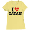 i love board games! Ladies Fitted T-Shirt