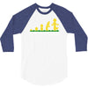 evolution of lego man 3/4 Sleeve Shirt