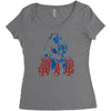 shining jack Women's Triblend Scoop T-shirt
