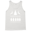 christmas scene reindeer funny Tank Top