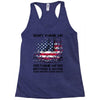 Veteran Don't Thank Me Thank My Brothers &amp; Sisters Who Never Came Back Racerback Tank