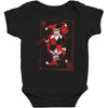 quinn of heart Baby Bodysuit