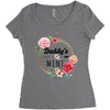 Daddy Is Mini Women's Triblend Scoop T-shirt