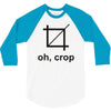oh crop 3/4 Sleeve Shirt