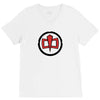 logo sword V-Neck Tee