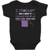 i crochet so i don't choke people save a life, send yarn Baby Bodysuit