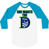she wants the d seattle 3/4 Sleeve Shirt