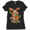 carrot party Ladies Fitted T-Shirt